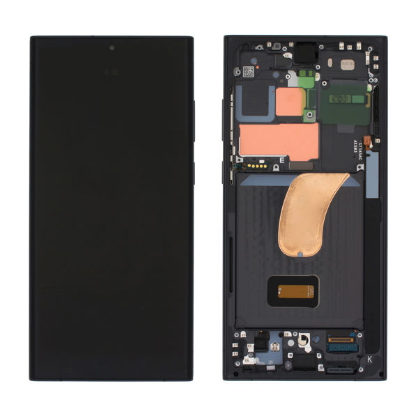 Picture of SAMSUNG S23 ULTRA LCD  S918B  BLACK(GH82-30466A)